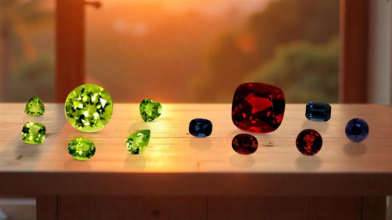 August Gemstones: All About Peridot & Spinel