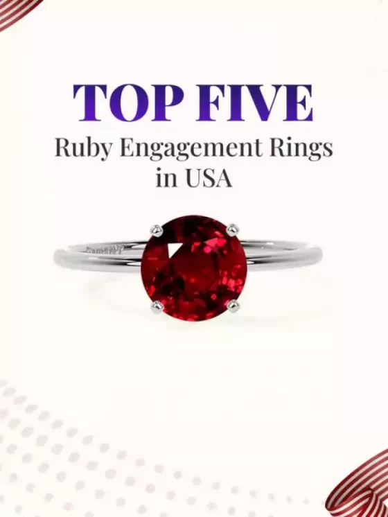 Top 5 Ruby Engagement Rings in USA for 2024