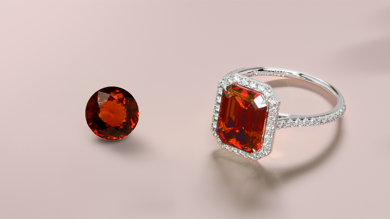 ruby engagement ring