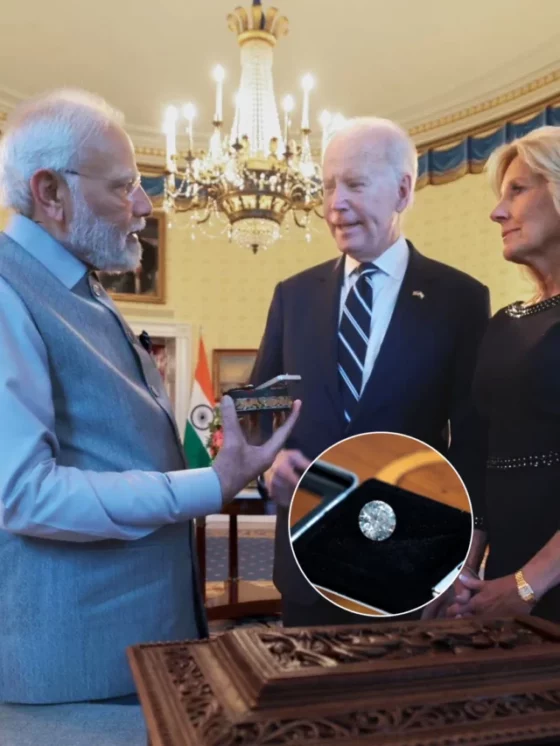 Indian PM Gifts a Diamond to the US First Lady