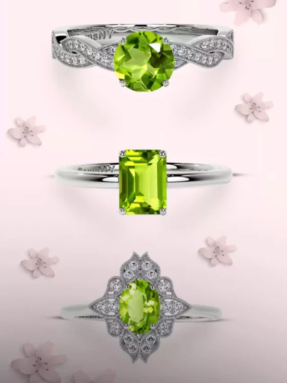 Gleaming in Peridot: Explore the Beauty of August Birthstone Jewelry