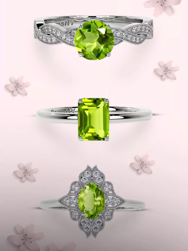 Gleaming in Peridot: Explore the Beauty of August Birthstone Jewelry