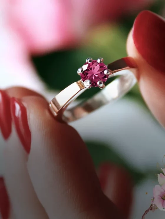 Pink Tourmaline Engagement Rings: 5 Popular Styles