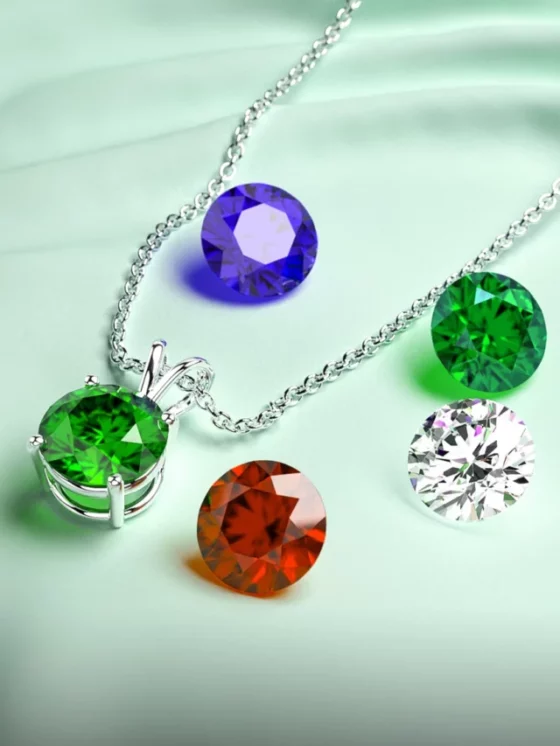 Gemstone Jewelry: Neckline-Nailing Bling by GemsNY!