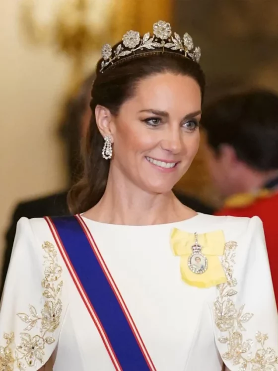 Kate Middleton’s Radiance in the Strathmore Rose Tiara