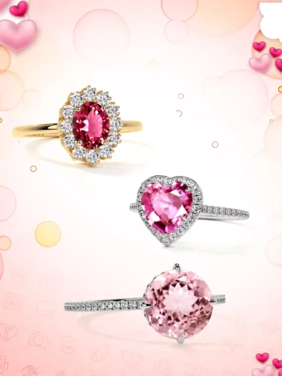 Pink Engagement Rings — A Burst of Pink Passion