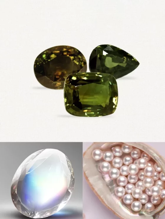 June Birthstones: The Triple Treasures