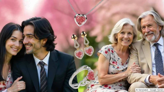Heart Shaped Pink Jewelry For Your Love: Valentine’s Day Special