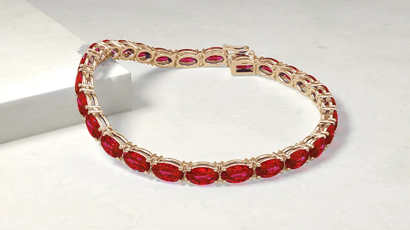 July birthstone bracelet