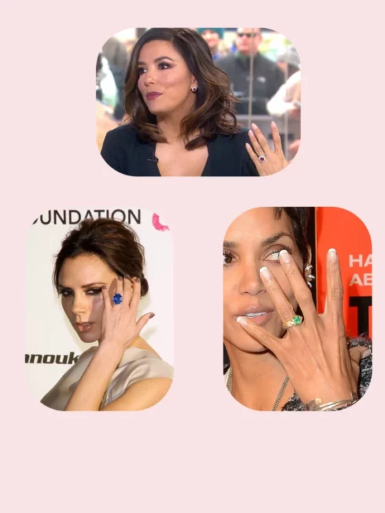 5 Stunning Celebrity Engagement Rings With Colored Gems