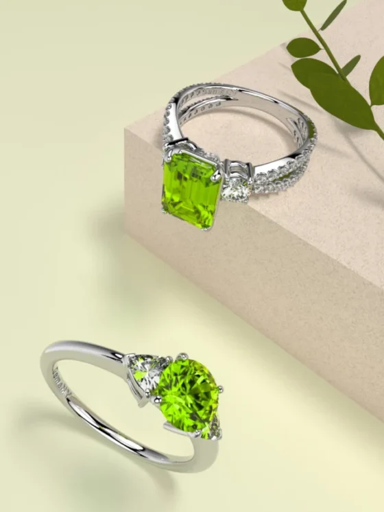 Different Ways to Style Peridot Rings