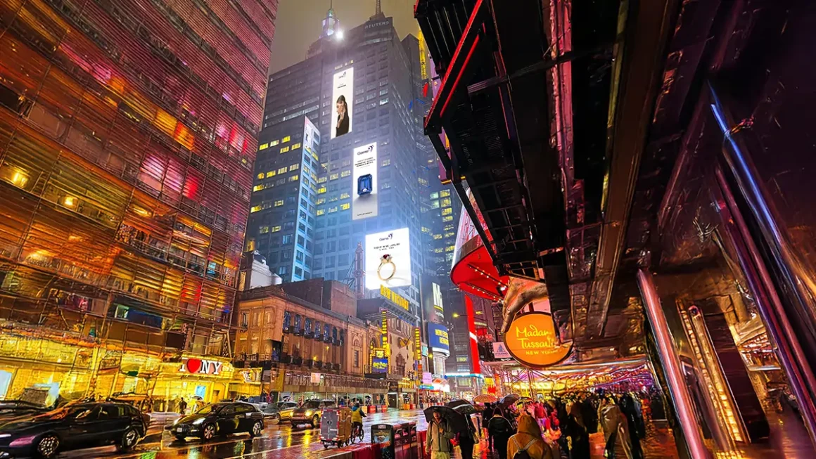 GemsNY Lights Up Times Square, New York