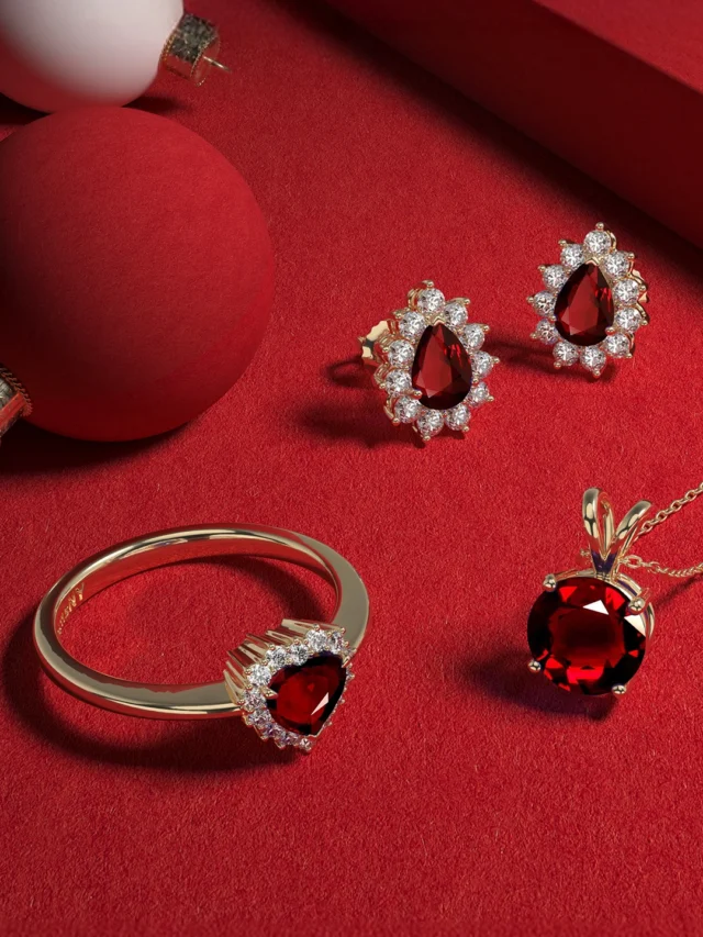 Turn Christmas Red with Ruby Jewelry